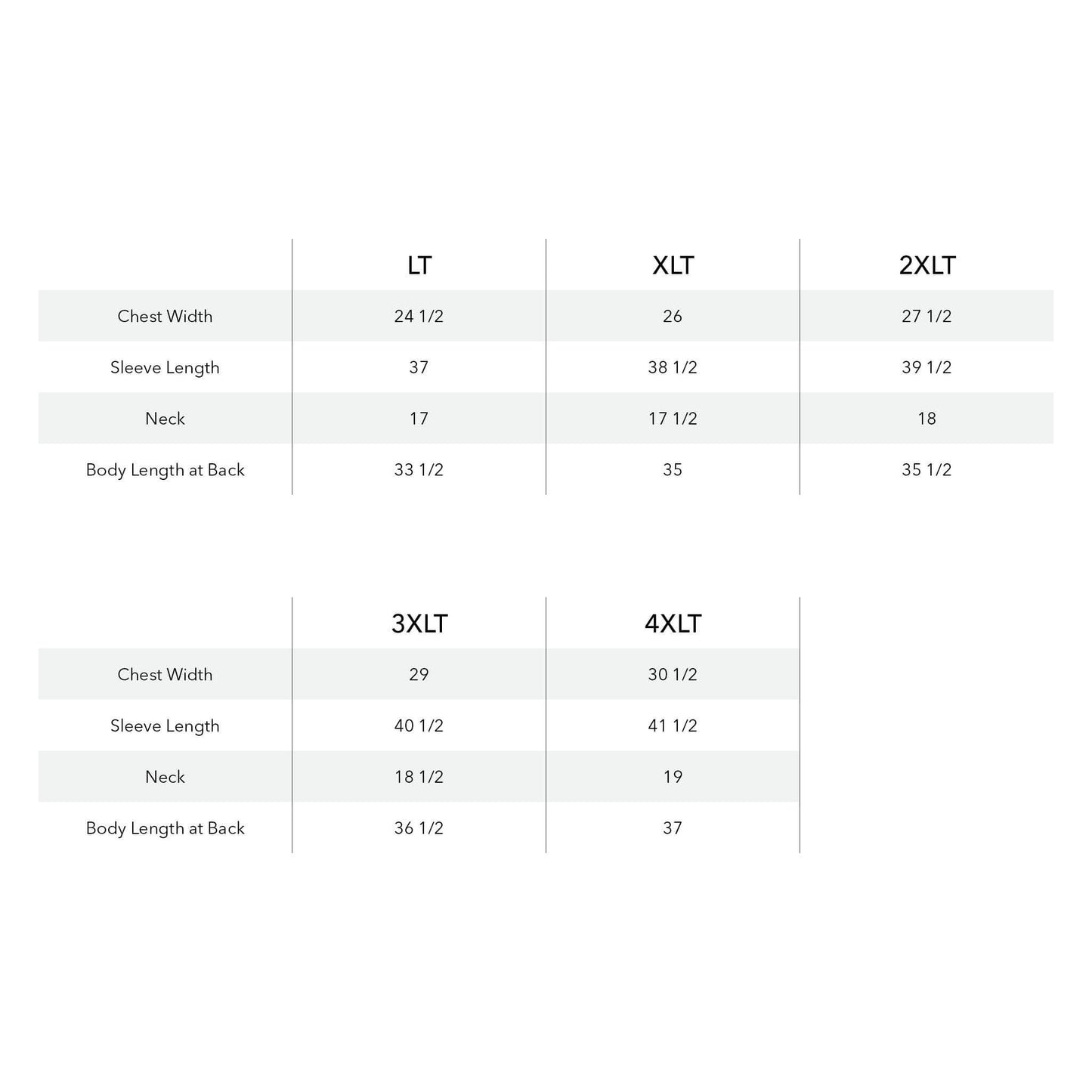 Tall Long Sleeve Twill Shirt