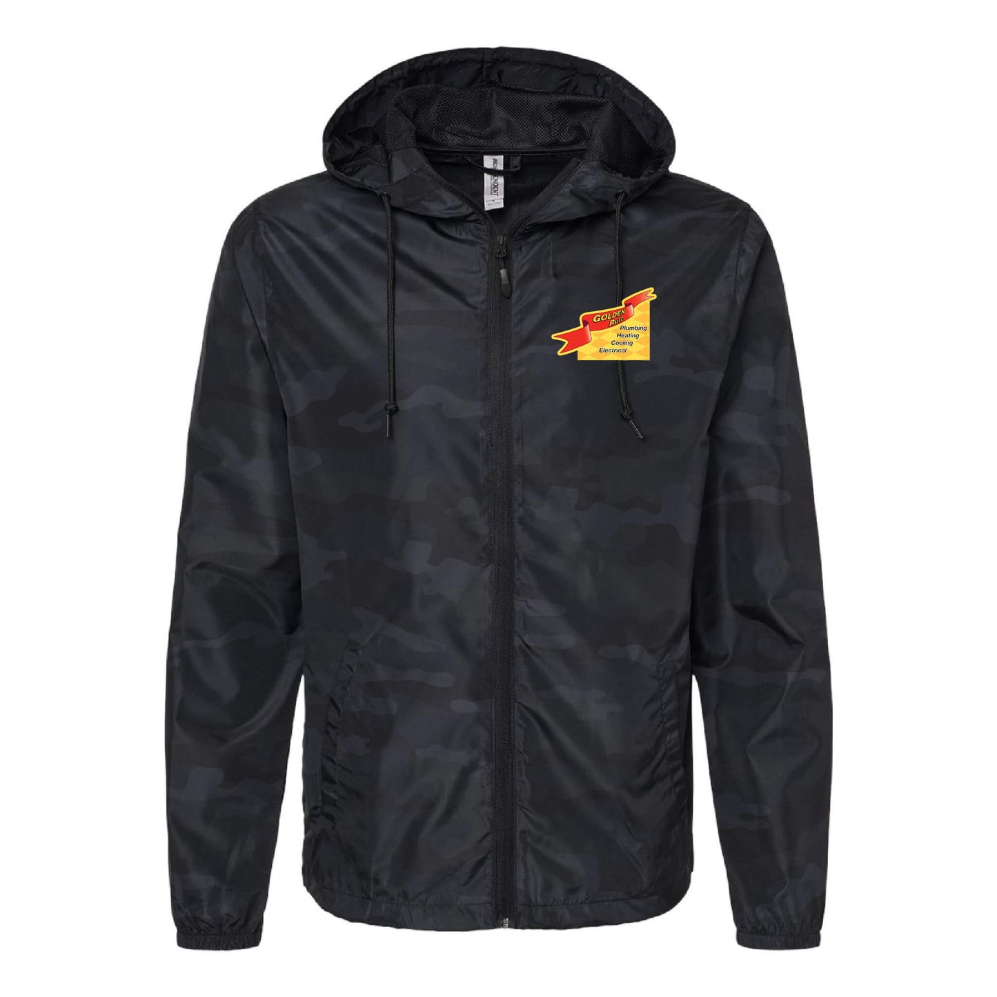 Lightweight Windbreaker Full-Zip Jacket