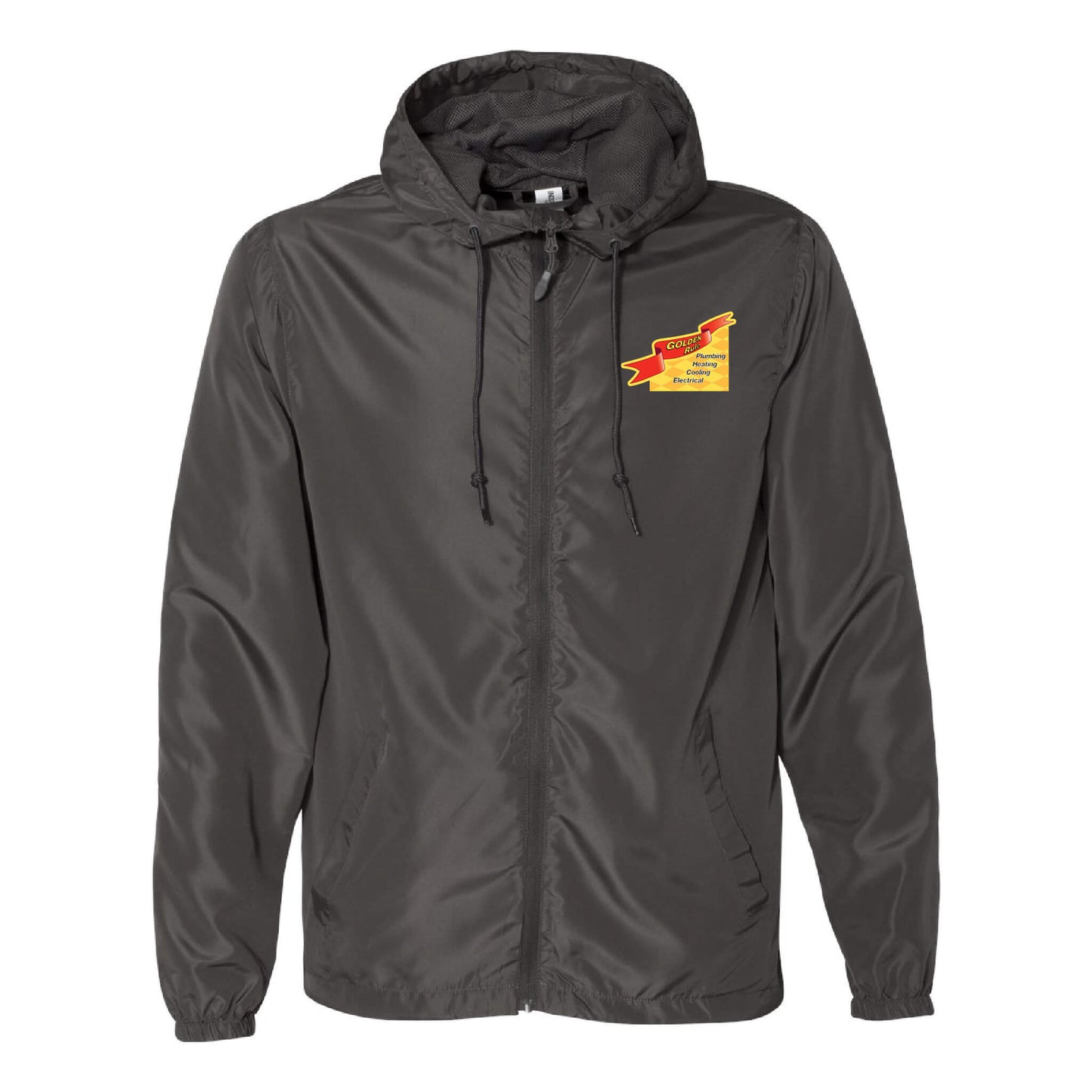 Lightweight Windbreaker Full-Zip Jacket