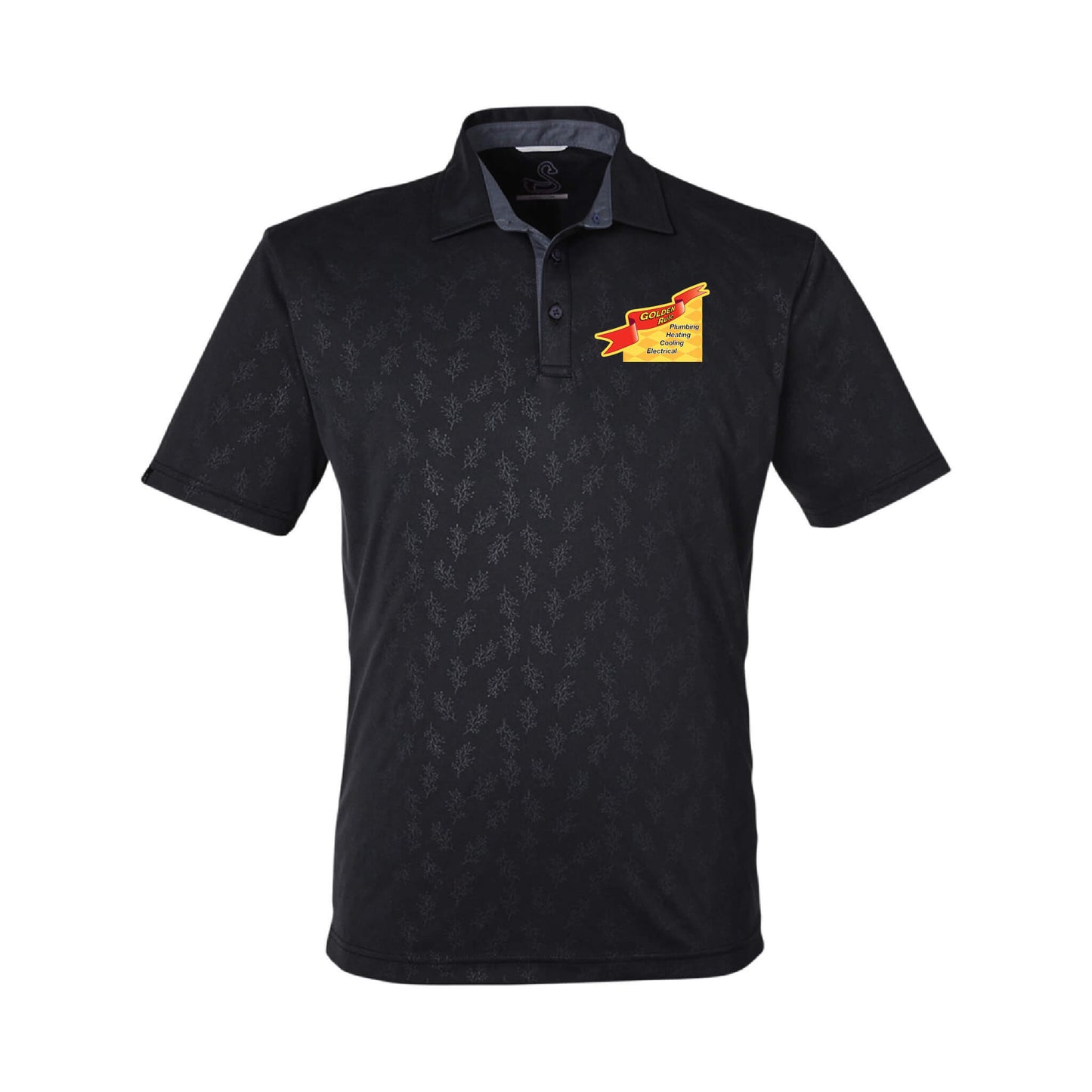 Men's Barrett Embossed Polo