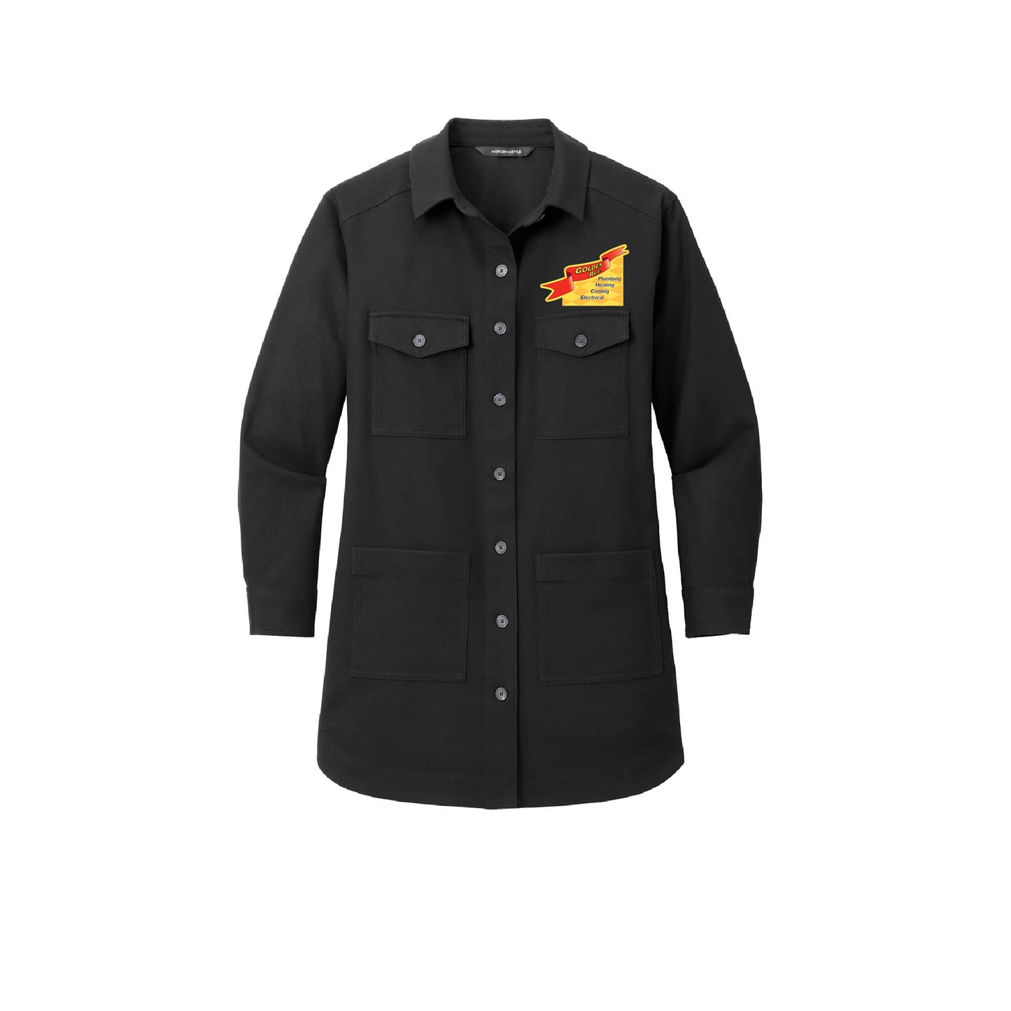 Women’s Long Sleeve Twill Overshirt