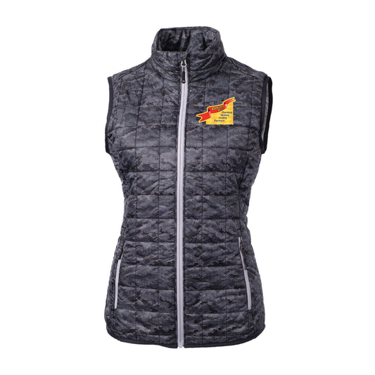 Rainier PrimaLoft® Womens Eco Insulated Full Zip Printed Puffer Vest