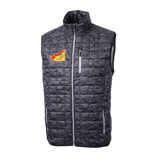 Rainier PrimaLoft® Mens Eco Insulated Full Zip Printed Puffer Vest