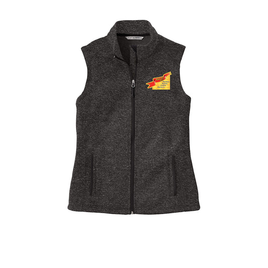 Ladies Sweater Fleece Vest