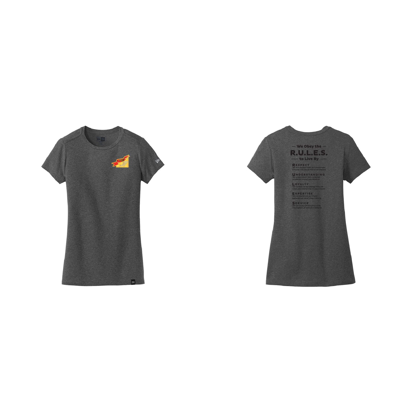 Ladies Heritage Blend Crew Tee