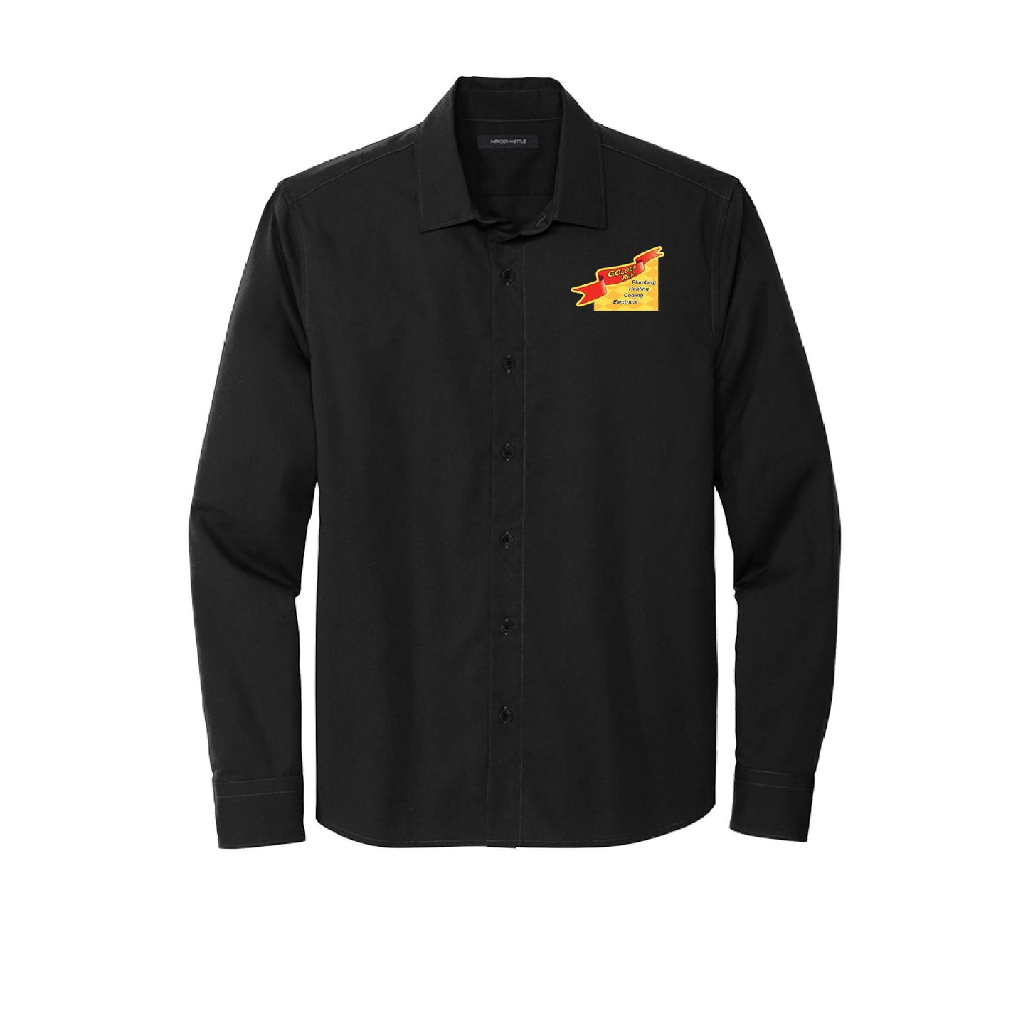 Long Sleeve Stretch Woven Shirt