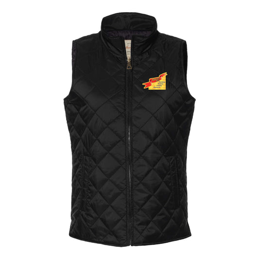 Women's Vintage Diamond Quilted Vest