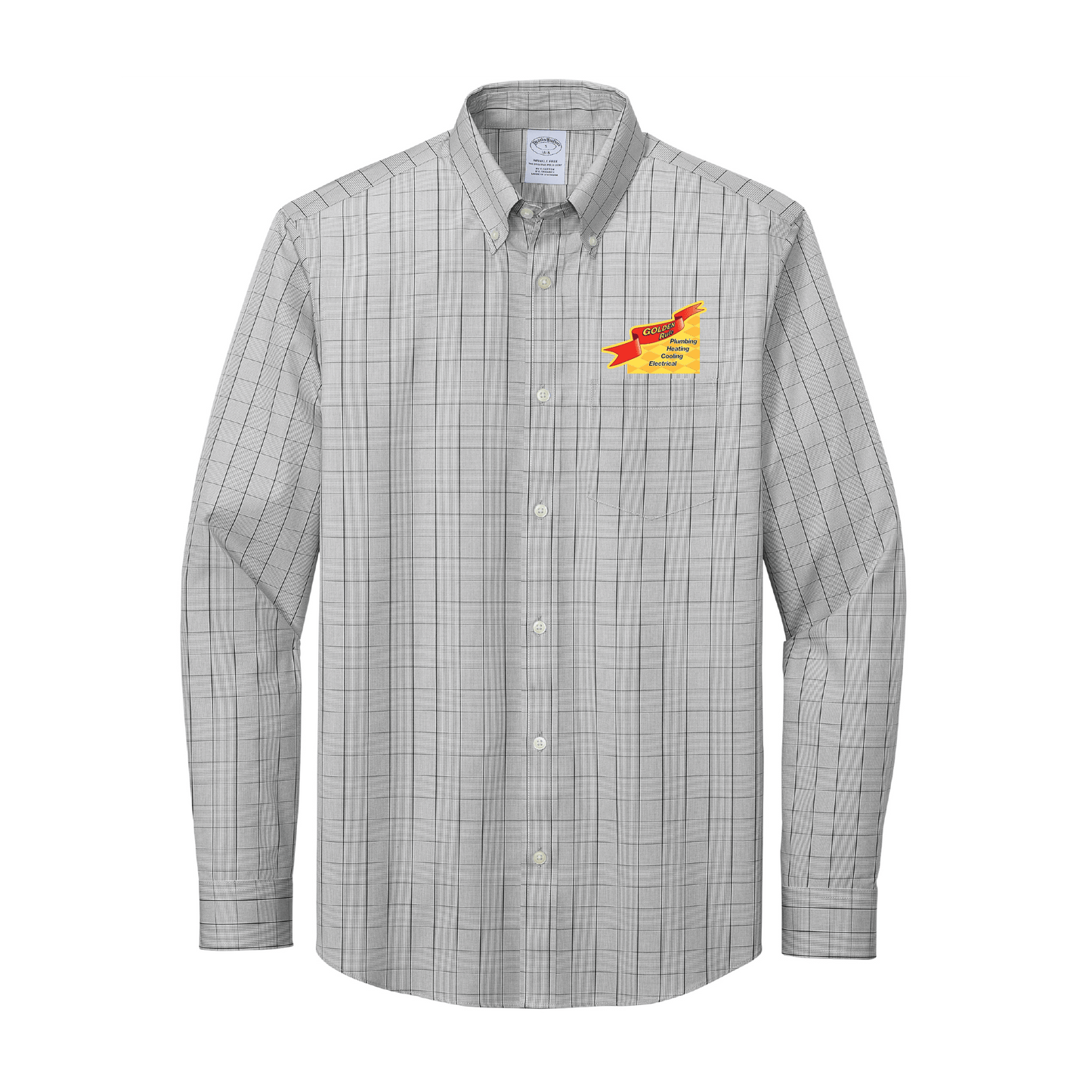 Wrinkle-Free Stretch Patterned Shirt