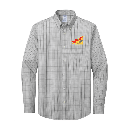 Wrinkle-Free Stretch Patterned Shirt