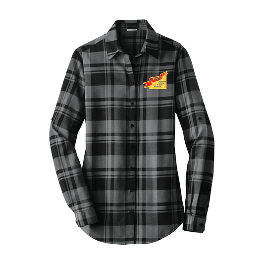 Ladies Plaid Flannel Tunic