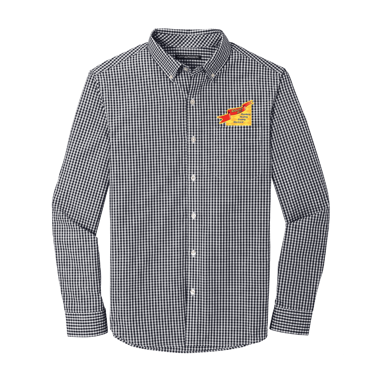 Broadcloth Gingham Easy Care Shirt