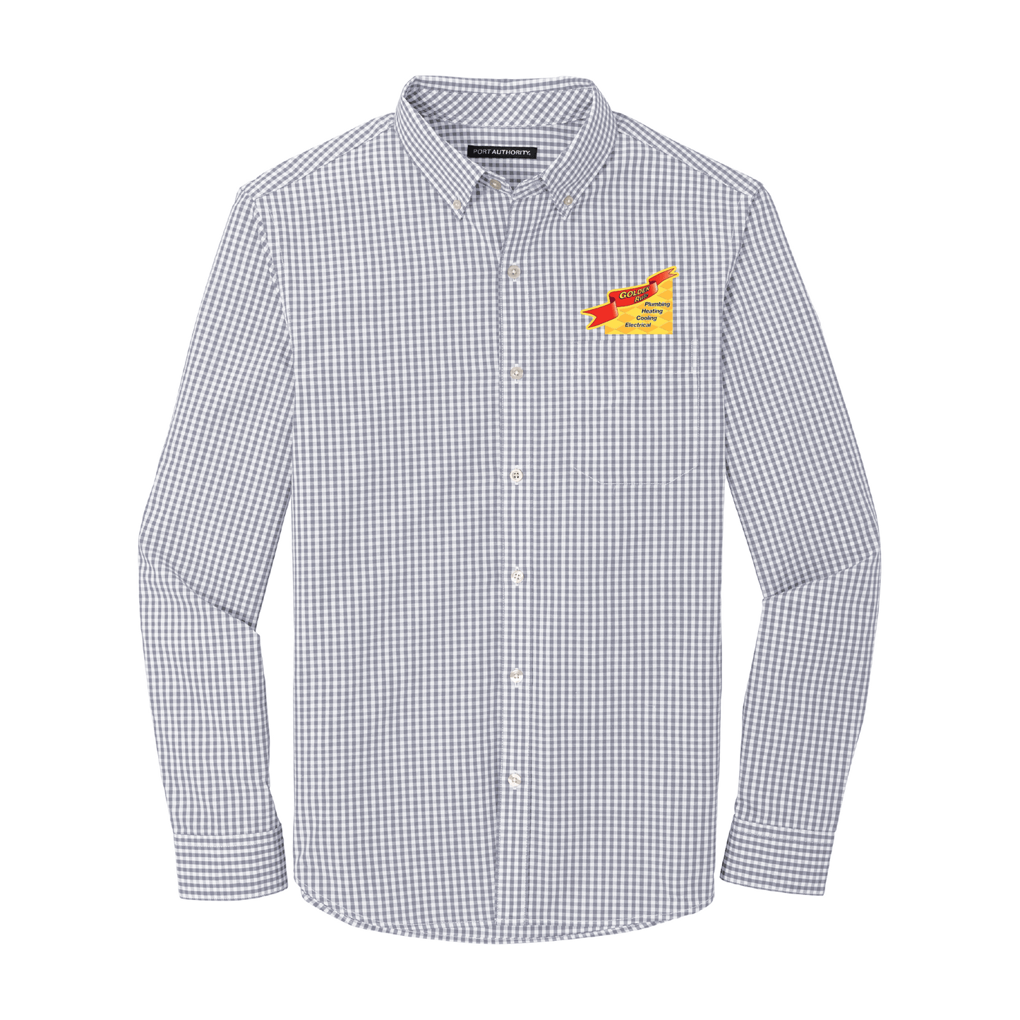 Broadcloth Gingham Easy Care Shirt